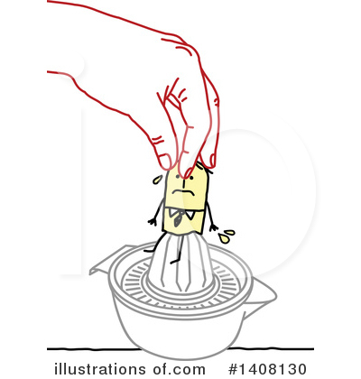 Royalty-Free (RF) Stick Man Clipart Illustration by NL shop - Stock Sample #1408130