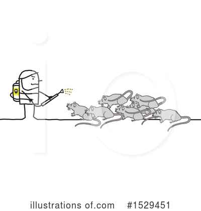 Royalty-Free (RF) Stick Man Clipart Illustration by NL shop - Stock Sample #1529451