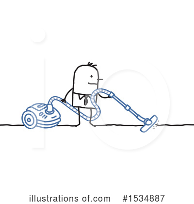 Royalty-Free (RF) Stick Man Clipart Illustration by NL shop - Stock Sample #1534887