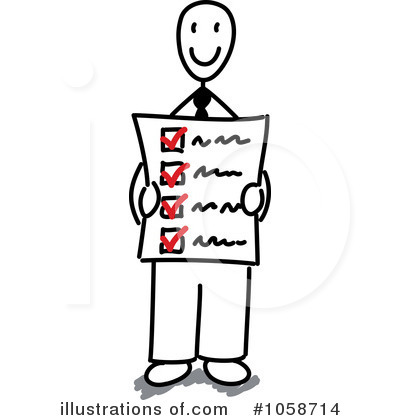 Royalty-Free (RF) Stick People Clipart Illustration by Frog974 - Stock Sample #1058714