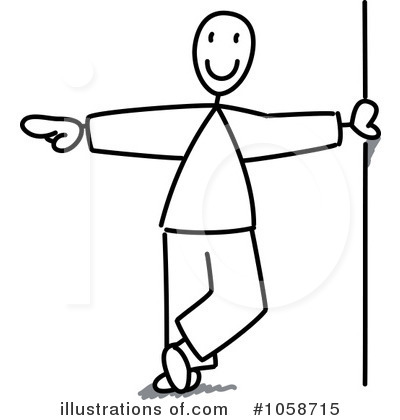 Royalty-Free (RF) Stick People Clipart Illustration by Frog974 - Stock Sample #1058715