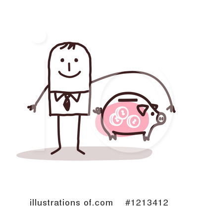 Piggy Bank Clipart #1213412 by NL shop