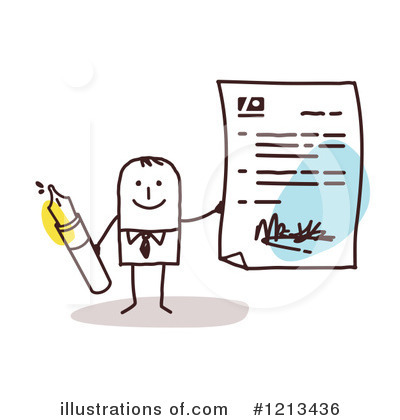Royalty-Free (RF) Stick People Clipart Illustration by NL shop - Stock Sample #1213436