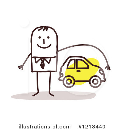 Car Salesman Clipart #1213440 by NL shop