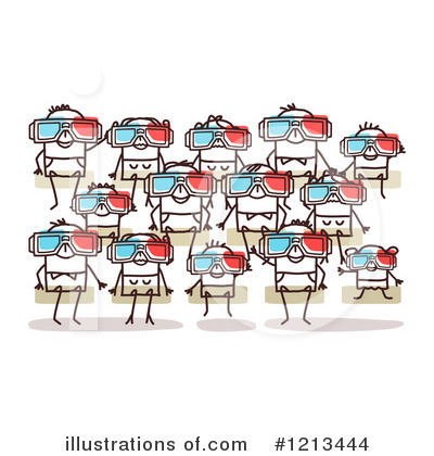 Royalty-Free (RF) Stick People Clipart Illustration by NL shop - Stock Sample #1213444