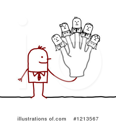 Royalty-Free (RF) Stick People Clipart Illustration by NL shop - Stock Sample #1213567
