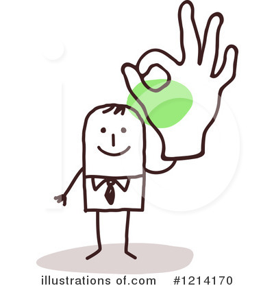Royalty-Free (RF) Stick People Clipart Illustration by NL shop - Stock Sample #1214170