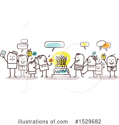 Royalty-Free (RF) Stick People Clipart Illustration by NL shop - Stock Sample #1529682