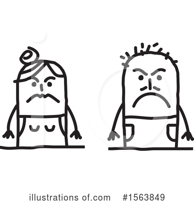 Royalty-Free (RF) Stick People Clipart Illustration by NL shop - Stock Sample #1563849