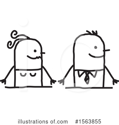 Royalty-Free (RF) Stick People Clipart Illustration by NL shop - Stock Sample #1563855