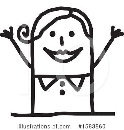 Royalty-Free (RF) Stick People Clipart Illustration by NL shop - Stock Sample #1563860