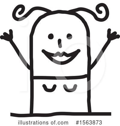 Royalty-Free (RF) Stick People Clipart Illustration by NL shop - Stock Sample #1563873