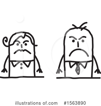 Royalty-Free (RF) Stick People Clipart Illustration by NL shop - Stock Sample #1563890