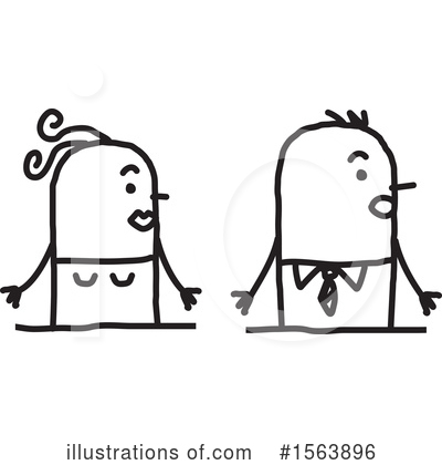 Royalty-Free (RF) Stick People Clipart Illustration by NL shop - Stock Sample #1563896