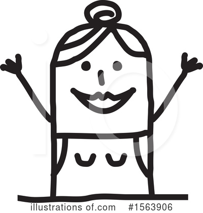 Royalty-Free (RF) Stick People Clipart Illustration by NL shop - Stock Sample #1563906