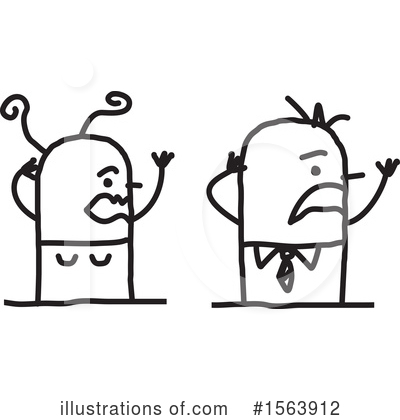 Royalty-Free (RF) Stick People Clipart Illustration by NL shop - Stock Sample #1563912