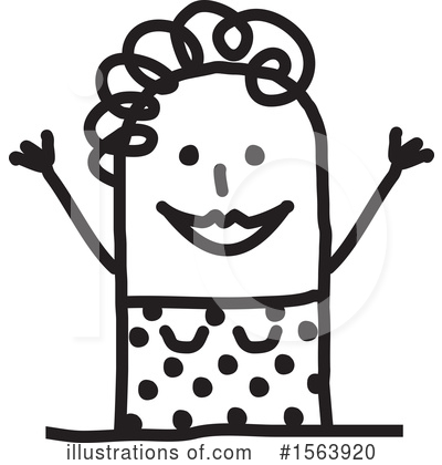 Royalty-Free (RF) Stick People Clipart Illustration by NL shop - Stock Sample #1563920