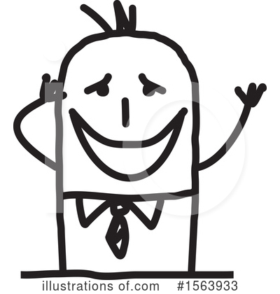 Royalty-Free (RF) Stick People Clipart Illustration by NL shop - Stock Sample #1563933