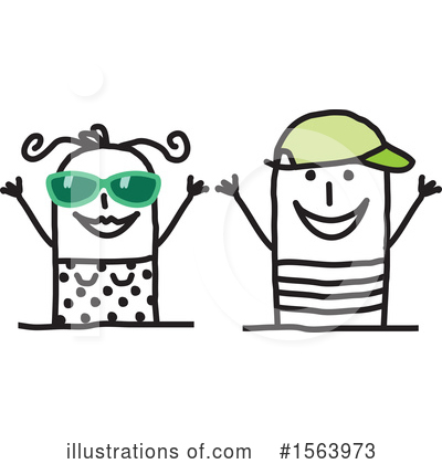 Royalty-Free (RF) Stick People Clipart Illustration by NL shop - Stock Sample #1563973