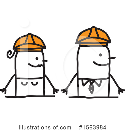 Royalty-Free (RF) Stick People Clipart Illustration by NL shop - Stock Sample #1563984