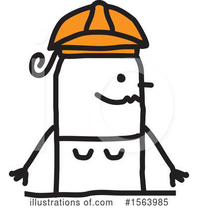 Royalty-Free (RF) Stick People Clipart Illustration by NL shop - Stock Sample #1563985