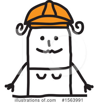 Royalty-Free (RF) Stick People Clipart Illustration by NL shop - Stock Sample #1563991