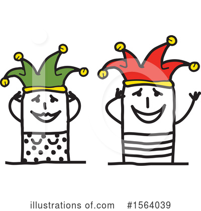 Royalty-Free (RF) Stick People Clipart Illustration by NL shop - Stock Sample #1564039
