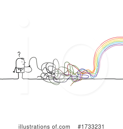 Rainbow Clipart #1733231 by NL shop