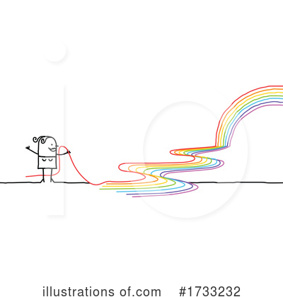 Rainbow Clipart #1733232 by NL shop