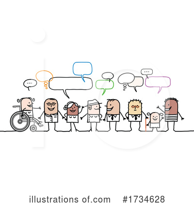 Royalty-Free (RF) Stick People Clipart Illustration by NL shop - Stock Sample #1734628