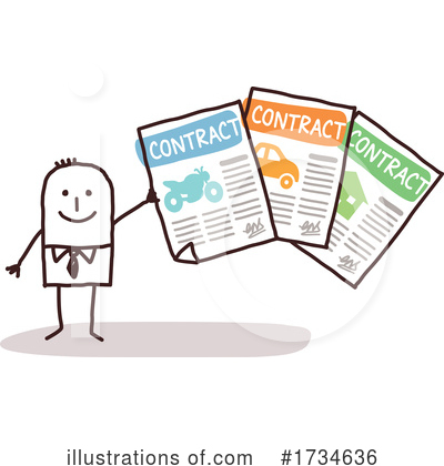 Contract Clipart #1734636 by NL shop