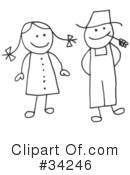 Stick People Clipart #34246 by C Charley-Franzwa