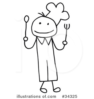 Royalty-Free (RF) Stick People Clipart Illustration by C Charley-Franzwa - Stock Sample #34325