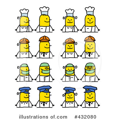 Royalty-Free (RF) Stick People Clipart Illustration by NL shop - Stock Sample #432080