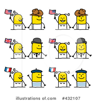 Royalty-Free (RF) Stick People Clipart Illustration by NL shop - Stock Sample #432107