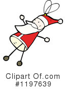 Stick Santa Clipart #1197639 by lineartestpilot