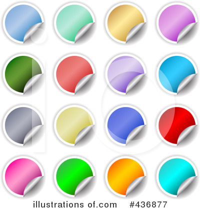 Royalty-Free (RF) Stickers Clipart Illustration by KJ Pargeter - Stock Sample #436877