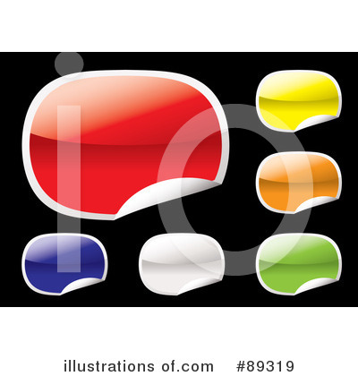 Royalty-Free (RF) Stickers Clipart Illustration by michaeltravers - Stock Sample #89319