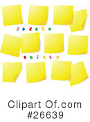 Sticky Notes Clipart #26639 by beboy