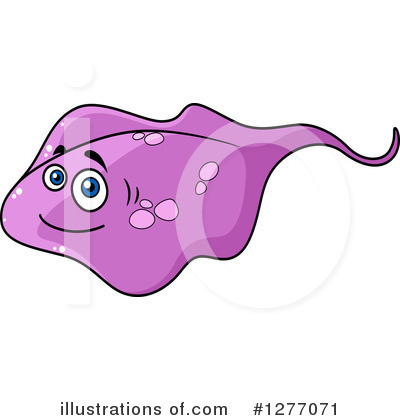 Royalty-Free (RF) Stingray Clipart Illustration by Vector Tradition SM - Stock Sample #1277071