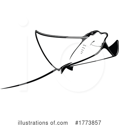 Royalty-Free (RF) Stingray Clipart Illustration by Vector Tradition SM - Stock Sample #1773857