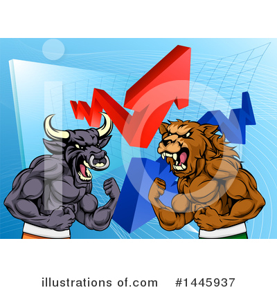 Bull Market Clipart #1445937 by AtStockIllustration