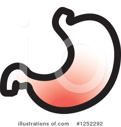 Royalty-Free (RF) Stomach Clipart Illustration by Lal Perera - Stock Sample #1252292