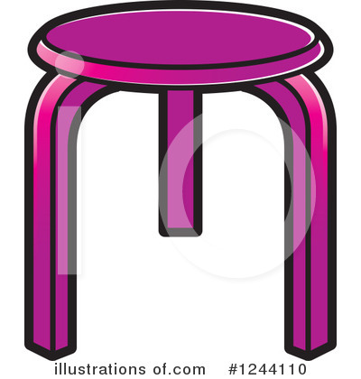 Stool Clipart #1244110 by Lal Perera