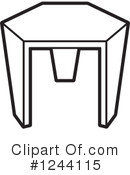 Stool Clipart #1244115 by Lal Perera