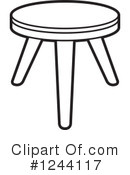 Stool Clipart #1244117 by Lal Perera