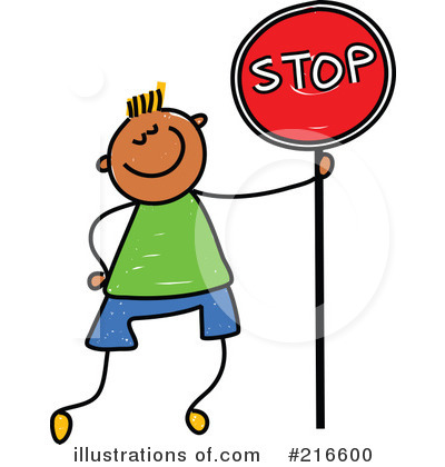 Royalty-Free (RF) Stop Sign Clipart Illustration by Prawny - Stock Sample #216600