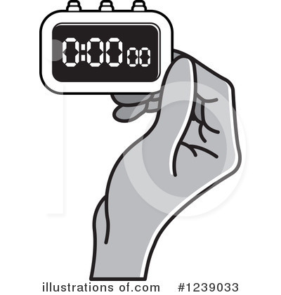 Stopwatch Clipart #1239033 by Lal Perera