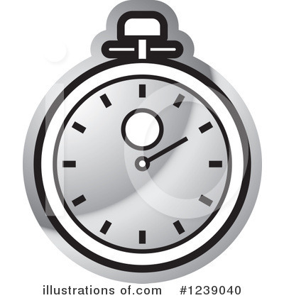 Stopwatch Clipart #1239040 by Lal Perera