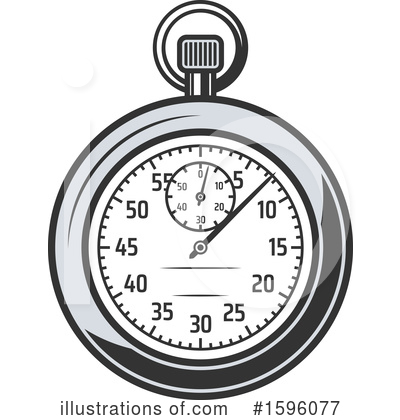 Royalty-Free (RF) Stopwatch Clipart Illustration by Vector Tradition SM - Stock Sample #1596077